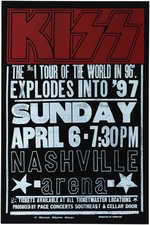 KISS, METALLICA & CYPRESS HILL/311 CONCERT POSTERS BY HATCH SHOW PRINT.