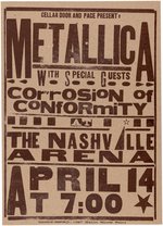 KISS, METALLICA & CYPRESS HILL/311 CONCERT POSTERS BY HATCH SHOW PRINT.