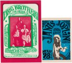 JANIS JOPLIN AND BIG BROTHER AND THE HOLDING COMPANY CONCERT HANDBILL AND POST CARD.