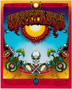 GRATEFUL DEAD AOXOMOXOA AVALON BALLROOM CONCERT POSTER WITH ART BY RICK GRIFFIN.