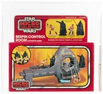 "STAR WARS MICRO COLLECTION - BESPIN CONTROL ROOM ACTION PLAYSET AFA 85 NM+.