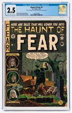 "HAUNT OF FEAR" #5 JANUARY-FEBRUARY 1951 CGC 2.5 GOOD+.