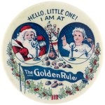 RARE LARGE 1.5" OPEN BACK BUTTON FROM ST. PAUL'S "THE GOLDEN RULE" STORE.