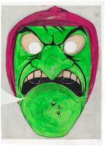 SEA HAG FROM "POPEYE" COLLEGEVILLE HALLOWEEN MASK ORIGINAL ART & COSTUME PAIR.