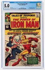 "TALES OF SUSPENSE" #58 OCTOBER 1964 CGC 5.0 VG/FINE.