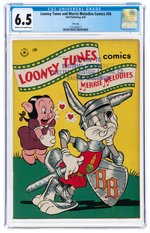 "LOONEY TUNES AND MERRIE MELODIES COMICS" #56 JUNE 1946 CGC 6.5 FINE+.