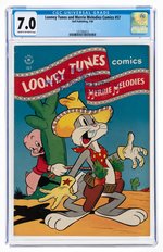 "LOONEY TUNES AND MERRIE MELODIES COMICS" #57 JULY 1946 CGC 7.0 FINE/VF.