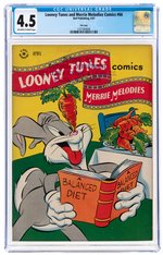 "LOONEY TUNES AND MERRIE MELODIES COMICS" #66 APRIL 1947 CGC 4.5 VG+.