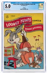 "LOONEY TUNES AND MERRIE MELODIES COMICS" #64 FEBRUARY 1947 CGC 5.0 VG/FINE.