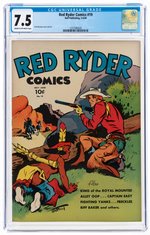 "RED RYDER COMICS" #19 MAY-JUNE 1944 CGC 7.5 VF-.