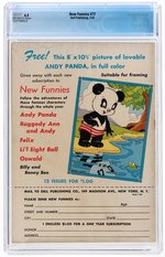 "NEW FUNNIES" #77 JULY 1943 CGC 6.5 FINE+.