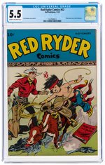 "RED RYDER COMICS" #52 NOVEMBER 1947 CGC 5.5 FINE-.