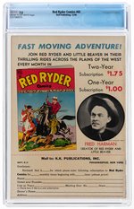 "RED RYDER COMICS" #65 DECEMBER 1948 CGC 7.5 VF-.