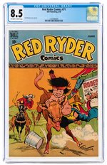 "RED RYDER COMICS" #71 JUNE 1949 CGC 8.5 VF+.