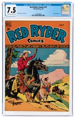 "RED RYDER COMICS" #72 JULY 1949 CGC 7.5 VF-.