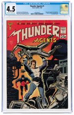 "THUNDER AGENTS" #1 NOVEMBER 1965 CGC 4.5 VG+ (FIRST THUNDER AGENTS).