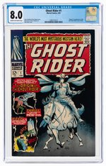 "GHOST RIDER" #1 FEBRUARY 1967 CGC 8.0 VF (FIRST GHOST RIDER - CARTER SLADE).