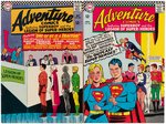 ADVENTURE COMICS" MID-1960s LOT OF 20 ISSUES.