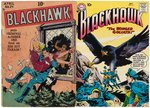 "BLACKHAWK" 1950s LOT OF 25 COMICS.