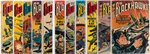 "BLACKHAWK" 1950s LOT OF 25 COMICS.