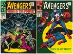 "AVENGERS" 1960s LOT OF 12 COMICS.