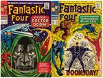 "FANTASTIC FOUR" MID-1960s LOT OF 12 COMICS.