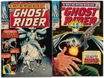 "THE GHOST RIDER" WESTERN HERO LOT OF NINE COMICS.