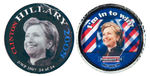 HILLARY CLINTON PAIR OF LIMITED ISSUE FLASHERS FOR 2008 CAMPAIGN.
