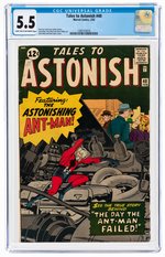 "TALES TO ASTONISH" #40 FEBRUARY 1963 CGC 5.5 FINE-.