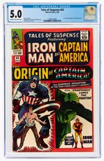 "TALES OF SUSPENSE" #63 MARCH 1965 CGC 5.0 VG/FINE.