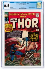 "JOURNEY INTO MYSTERY" #114 MARCH 1965 CGC 6.5 FINE+ (FIRST ABSORBING MAN).