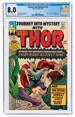 "JOURNEY INTO MYSTERY" #110 NOVEMBER 1964 CGC 8.0 VF.