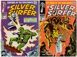 "SILVER SURFER" 1960s LOT OF 14 COMICS.