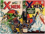 "X-MEN" MID-1960s LOT OF TEN COMICS.