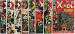 "X-MEN" MID-1960s LOT OF TEN COMICS.