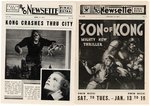 "RKO NEWSETTE" PAIR WITH "KING KONG" & "SON OF KONG" CONTENT.