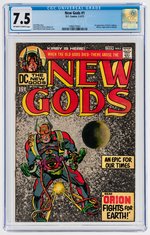 "NEW GODS" #1 CGC FEBRUARY-MARCH 1971 7.5 VF- (FIRST ORION & FELLOW NEW GODS).