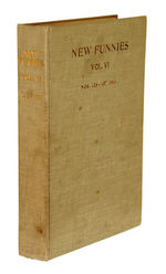 NEW FUNNIES V6 #126-137 DELL FILE 1947-1948 BOUND VOLUME.