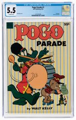 "POGO PARADE" #1 SEPTEMBER 1953 CGC 5.5 FINE-.