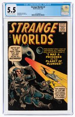 "STRANGE WORLDS" #2 FEBRUARY 1959 CGC 5.5 FINE-.