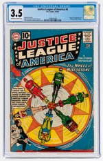 "JUSTICE LEAGUE OF AMERICA" #6 AUGUST-SEPTEMBER 1961 CGC 3.5 VG-.