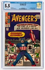 "AVENGERS" #16 MAY 1965 CGC 5.5 FINE-.