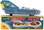 "FLYING JEEP" BOXED LINEMAR FRICTION SPACE TOY.