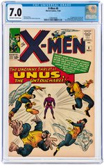 "X-MEN" #8 NOVEMBER 1964 CGC 7.0 FINE/VF.