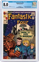 "FANTASTIC FOUR" #45 DECEMBER 1965 CGC 8.0 VF (FIRST INHUMANS).