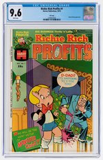 "RICHIE RICH PROFITS" #1 OCTOBER 1974 CGC 9.6 NM+.