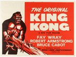 "KING KONG" 1960s MOVIE POSTER PAIR.