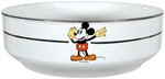 MICKEY & MINNIE MOUSE LARGE, IMPRESSIVE WASH BASIN BY FAIENCERIE D’ONNAING CHINA COMPANY OF FRANCE.