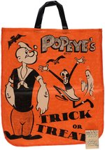 COLLEGEVILLE "POPEYE'S TRICK OR TREAT" HALLOWEEN SHOWROOM SAMPLE BAG.