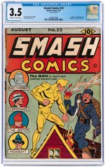 "SMASH COMICS" #25 AUGUST 1941 CGC 3.5 VG-.